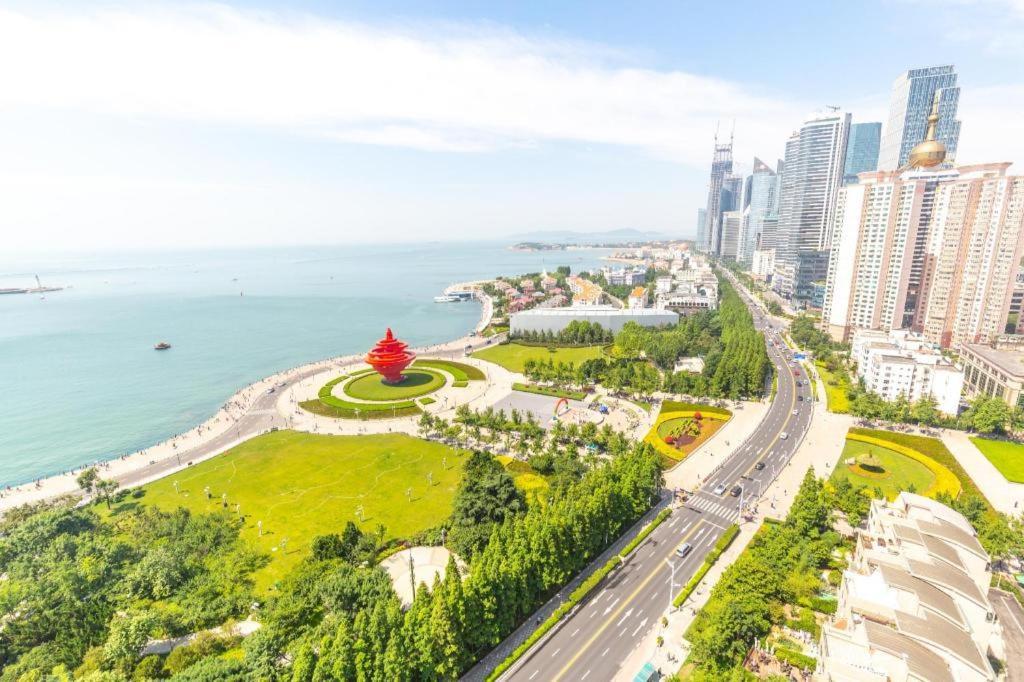 Jinjiang Inn Qingdao Wuxi Square Nanjing Road Metro Station מראה חיצוני תמונה