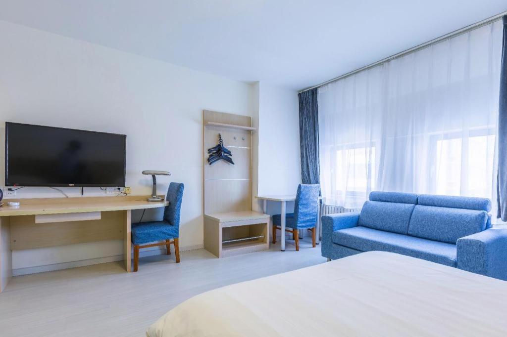 Jinjiang Inn Qingdao Wuxi Square Nanjing Road Metro Station מראה חיצוני תמונה
