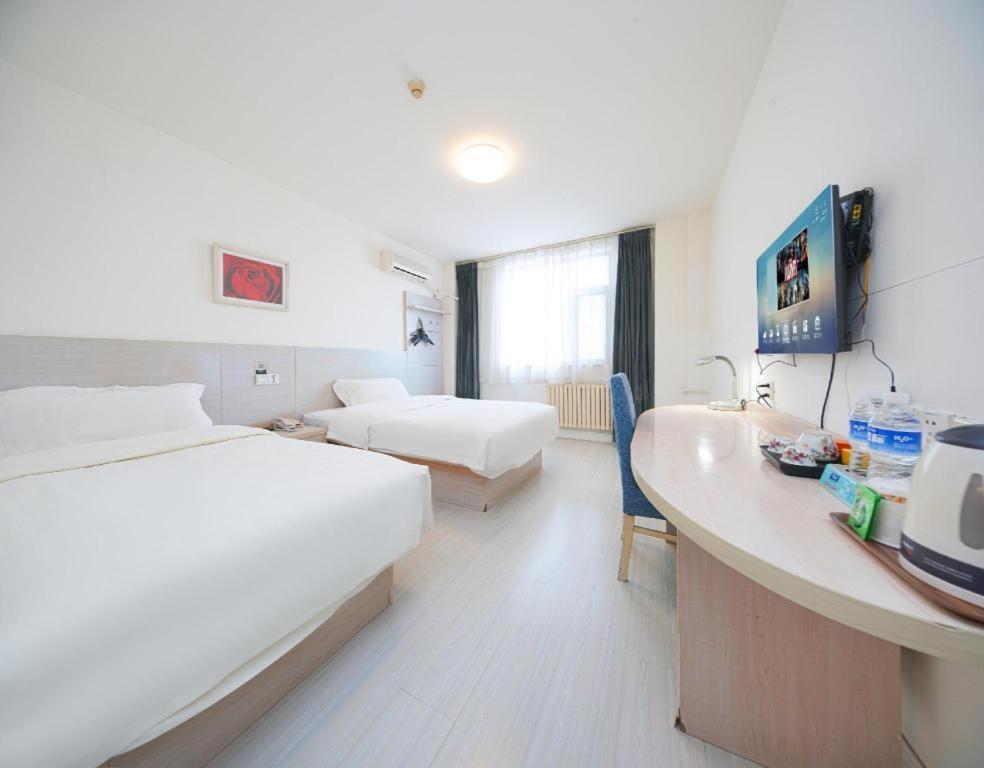Jinjiang Inn Qingdao Wuxi Square Nanjing Road Metro Station מראה חיצוני תמונה